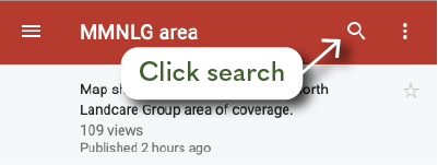 image showing where to click on the embedded map
